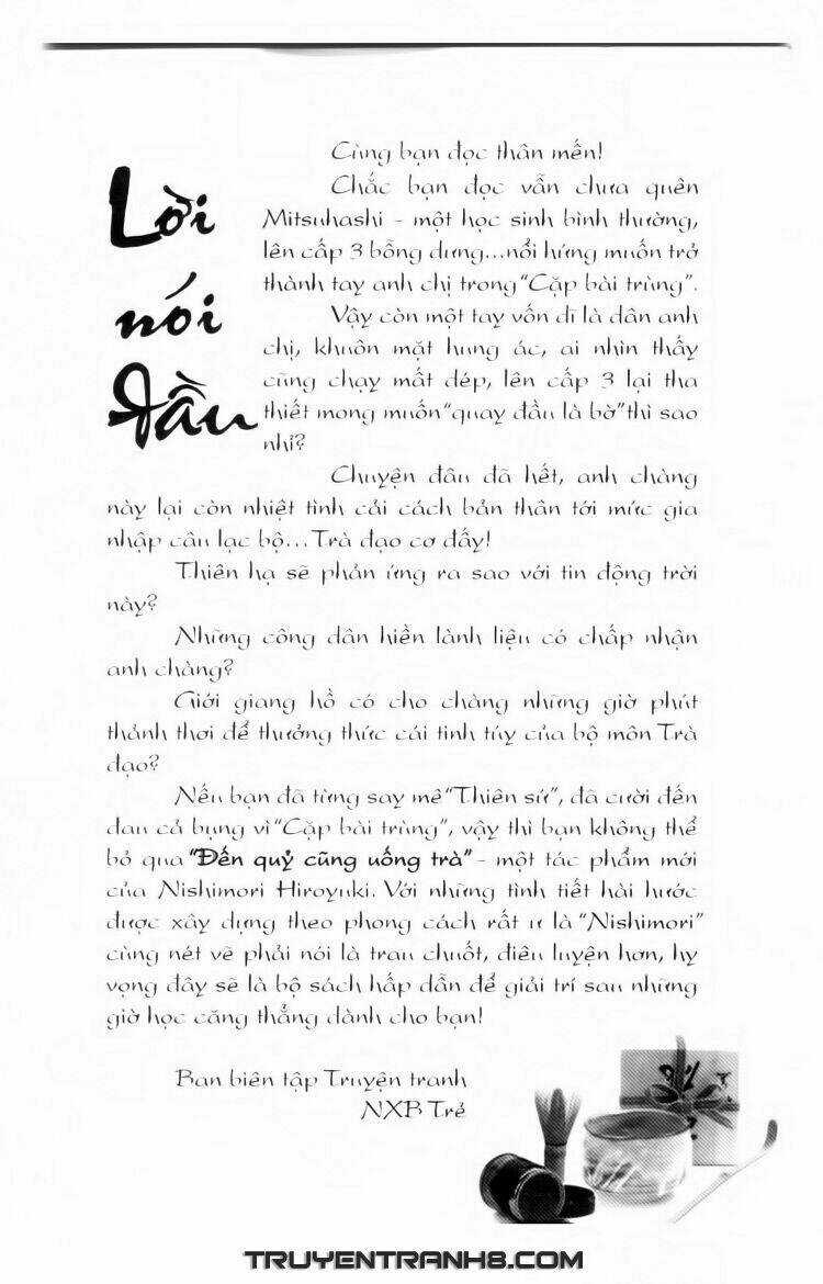 Đến Quỷ Cũng Uống Trà Chapter 10 trang 1