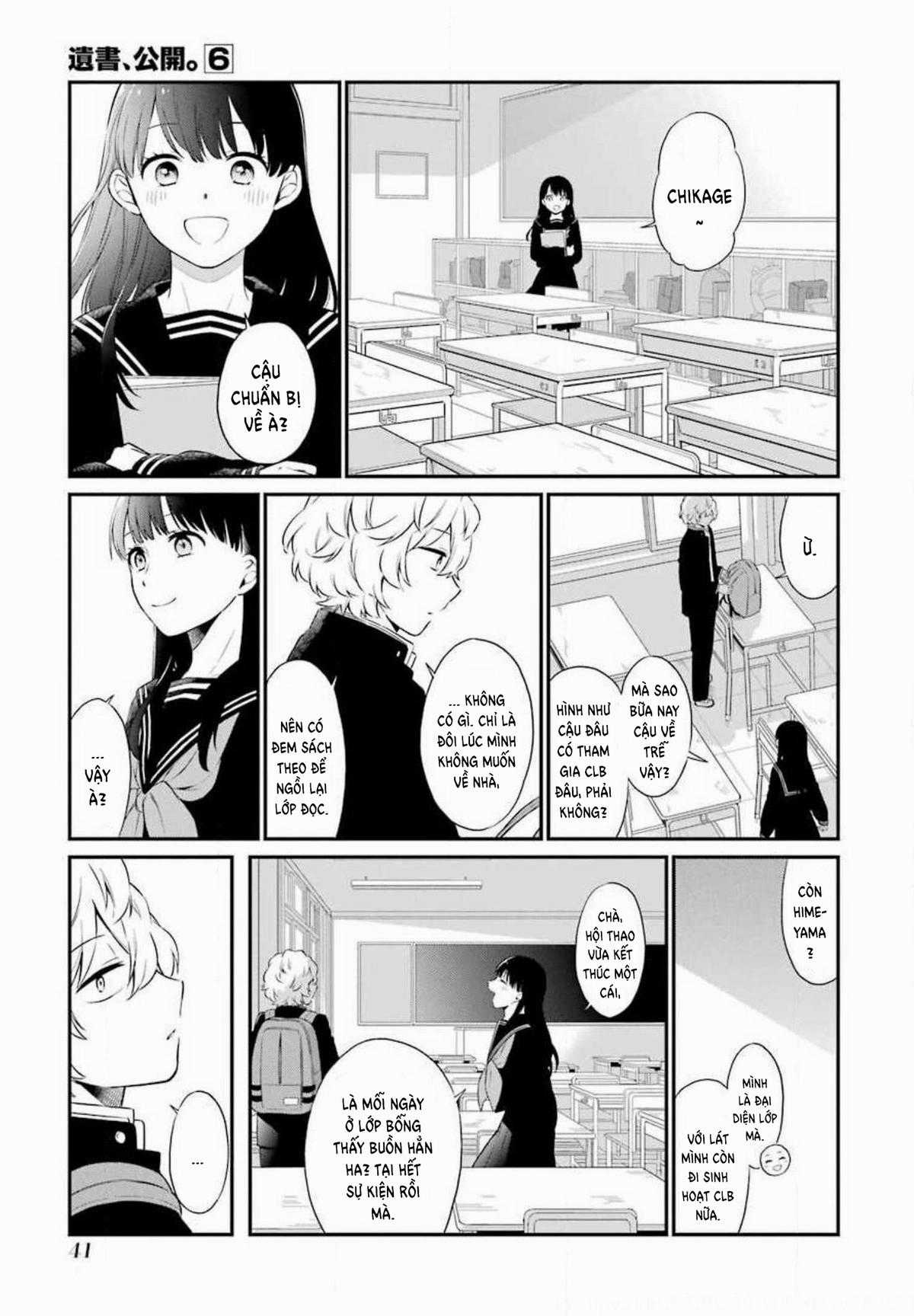 Di Thư Trên Bàn Chapter 28 trang 15