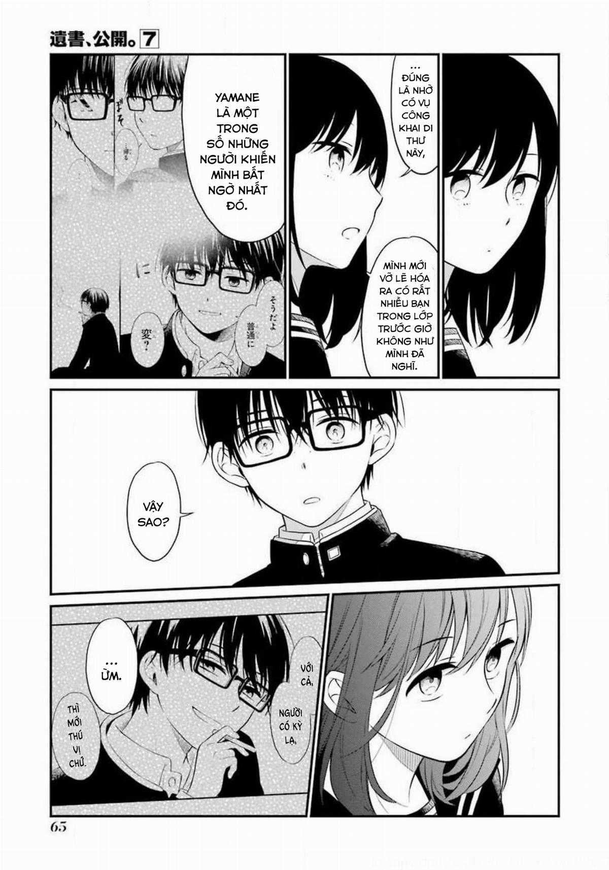 Di Thư Trên Bàn Chapter 35 trang 15