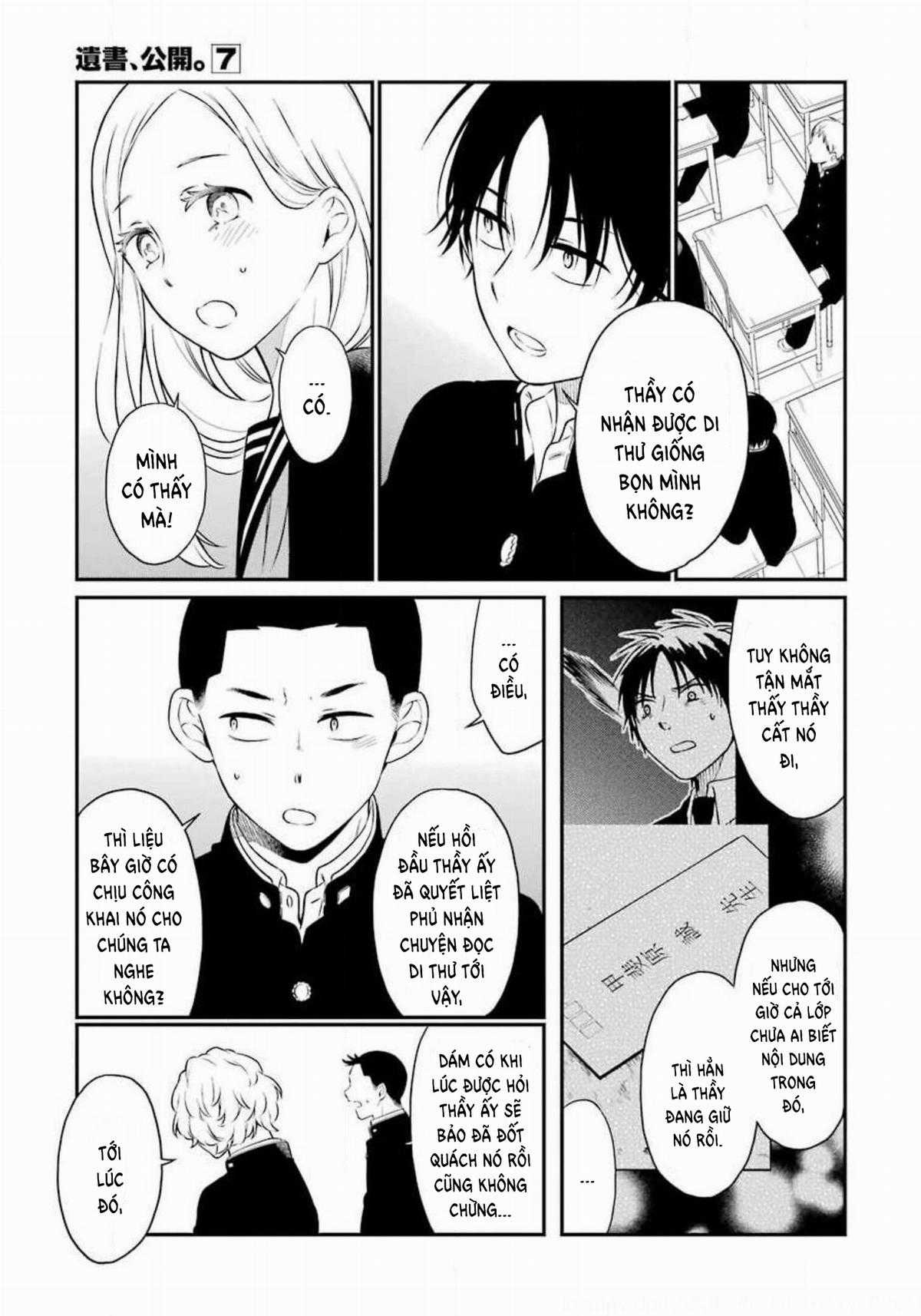 Di Thư Trên Bàn Chapter 37 trang 7