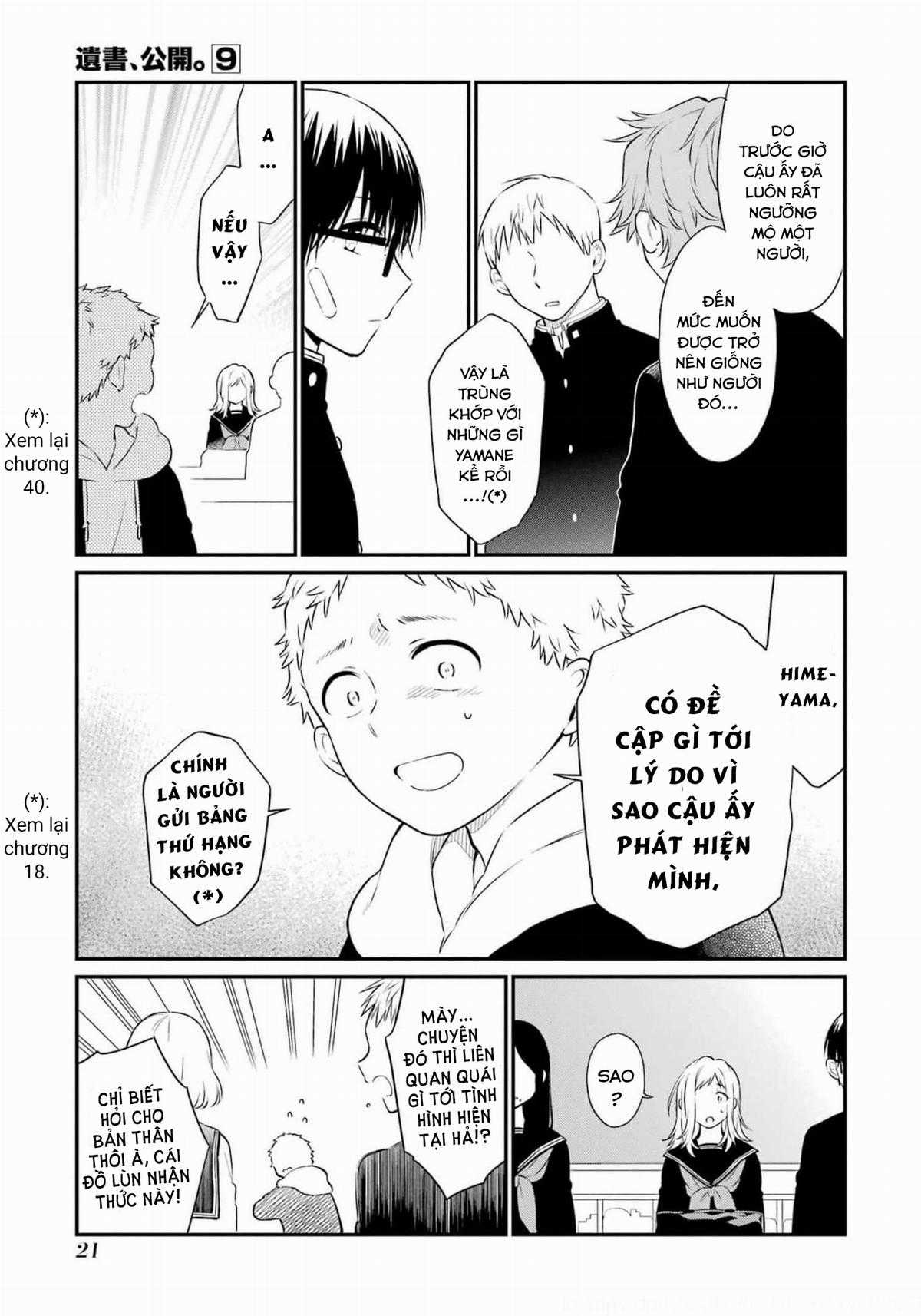 Di Thư Trên Bàn Chapter 44 trang 22