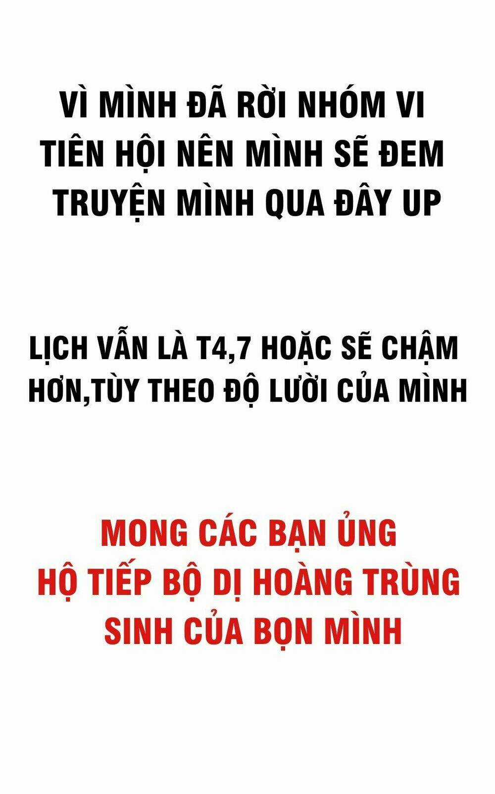 Dị Tộc Trùng Sinh Chapter 8 trang 0