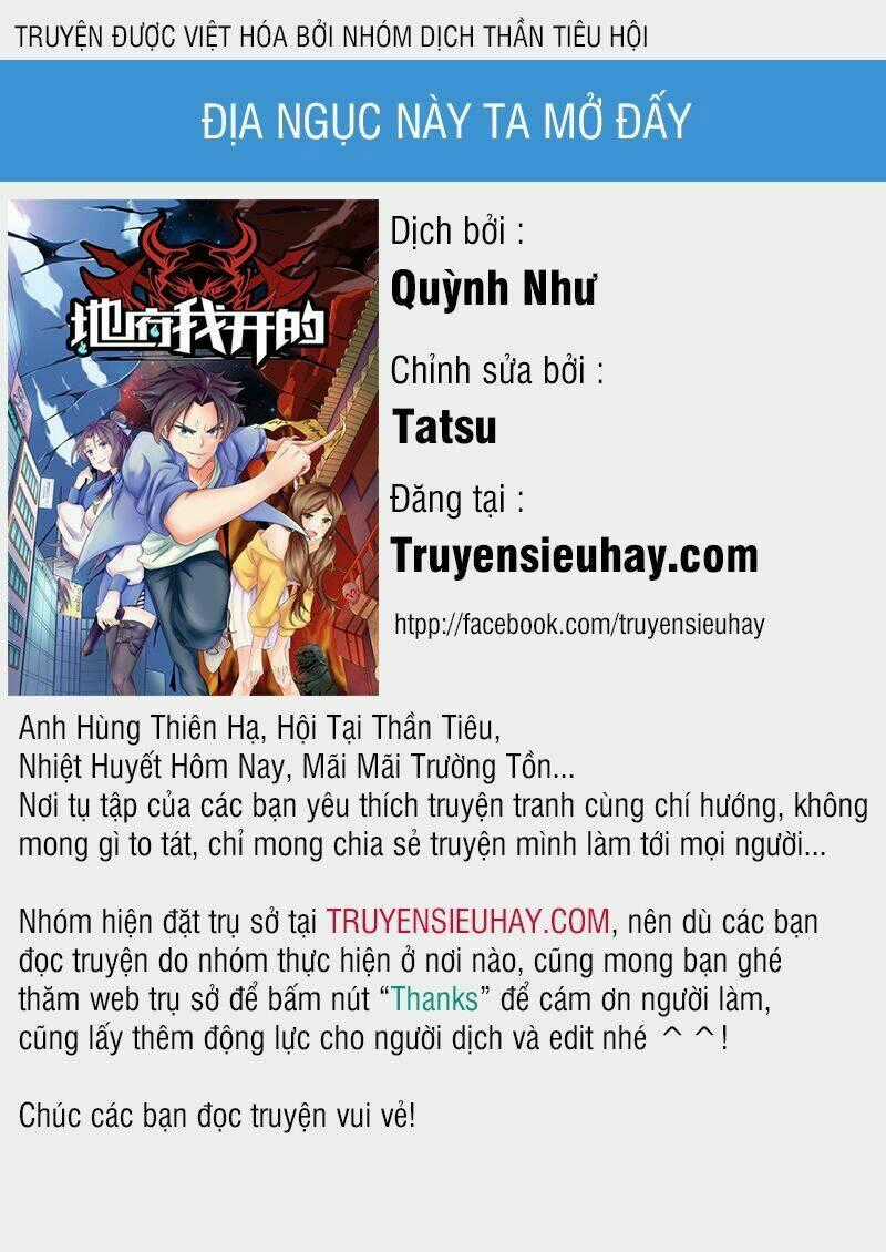 Địa Ngục Này Ta Mở Ra Đấy Chapter 4 trang 0