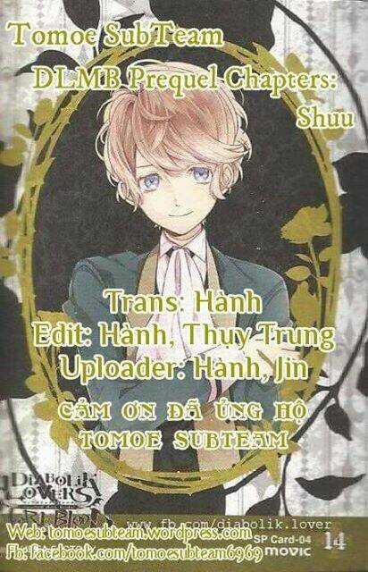 Diabolik Lovers More, Blood Prequel & Sequel Chapter 3 trang 1
