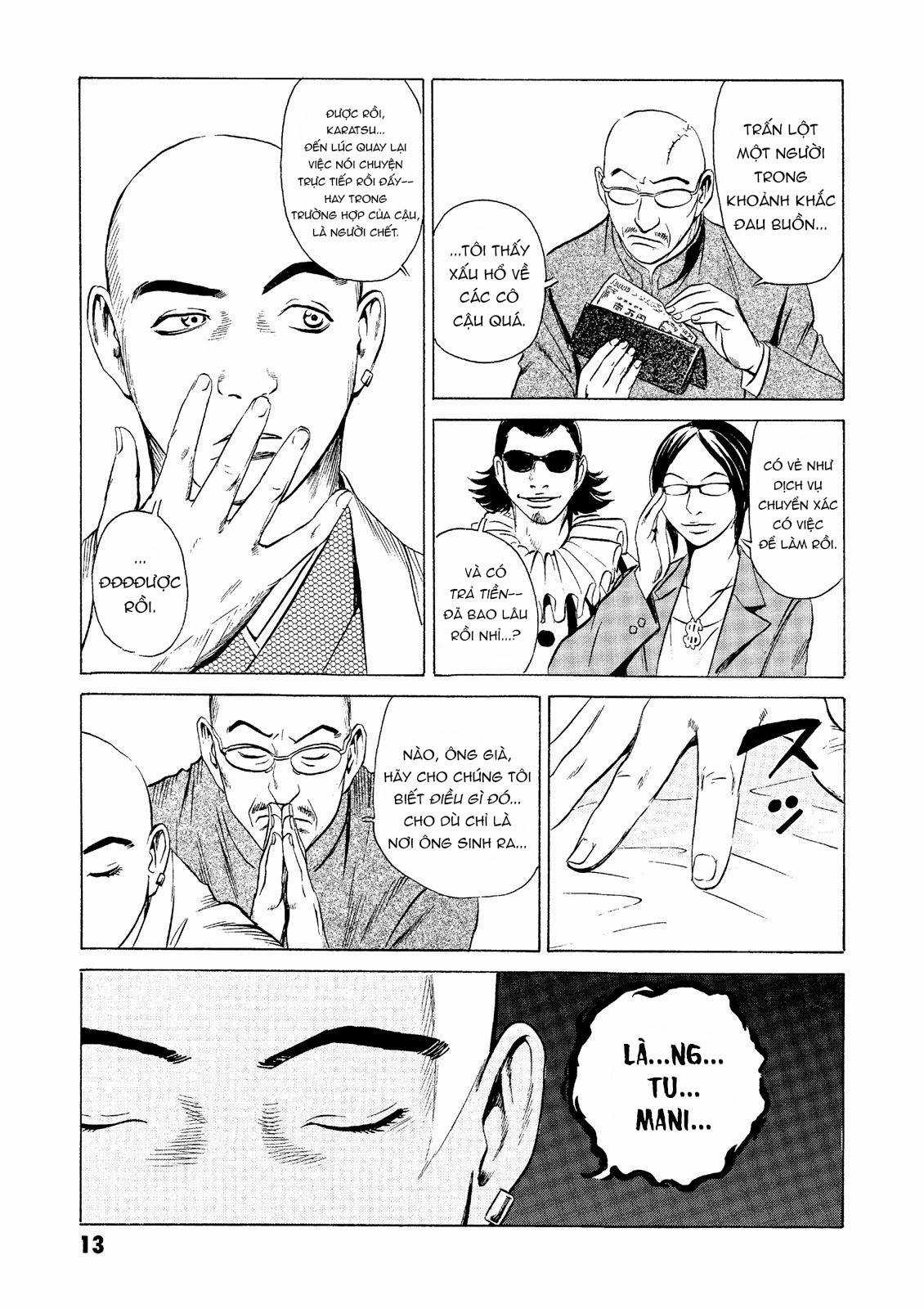 Dịch vụ Chuyển xác Kurosagi Chapter 20 trang 11