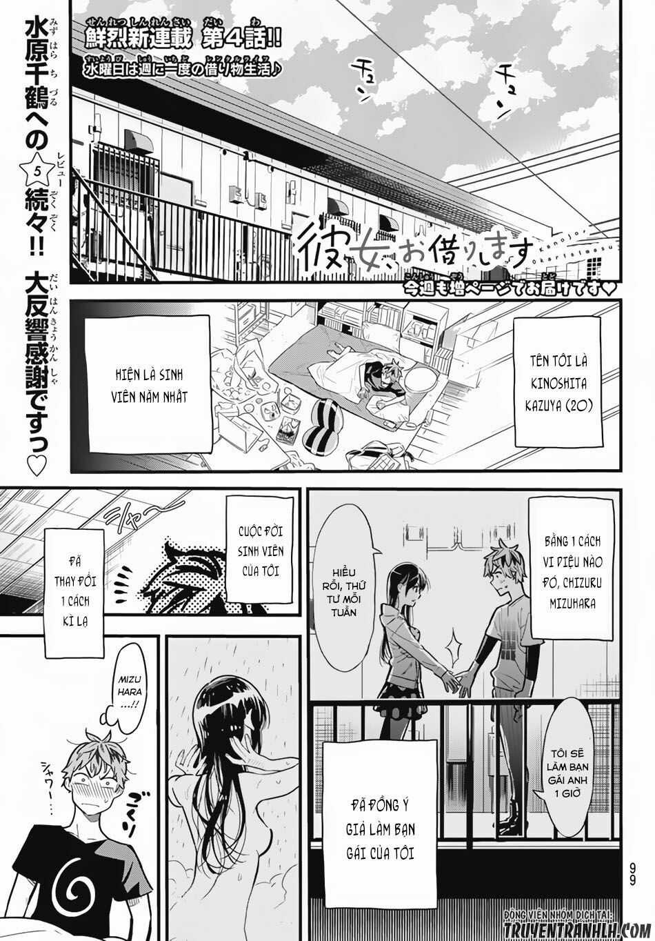 Dịch Vụ Thuê Bạn Gái Chapter 4 trang 2