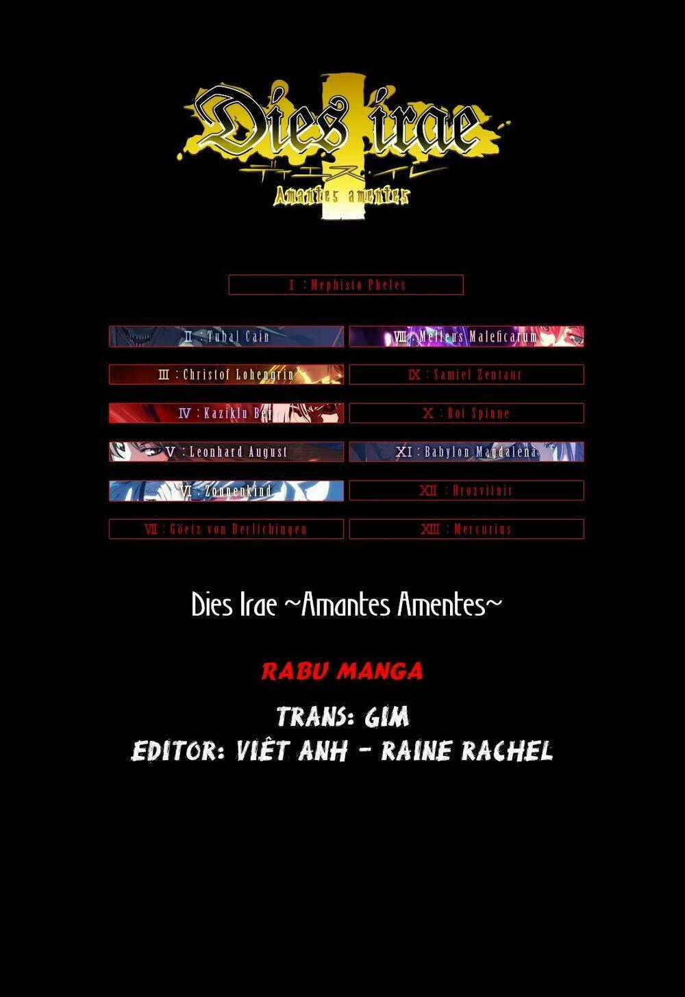 Dies Irae Amantes Amantes Chapter 3 trang 29