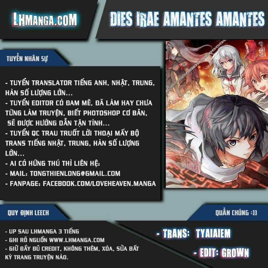 Dies irae Amantes Amentes Chapter 2 trang 0