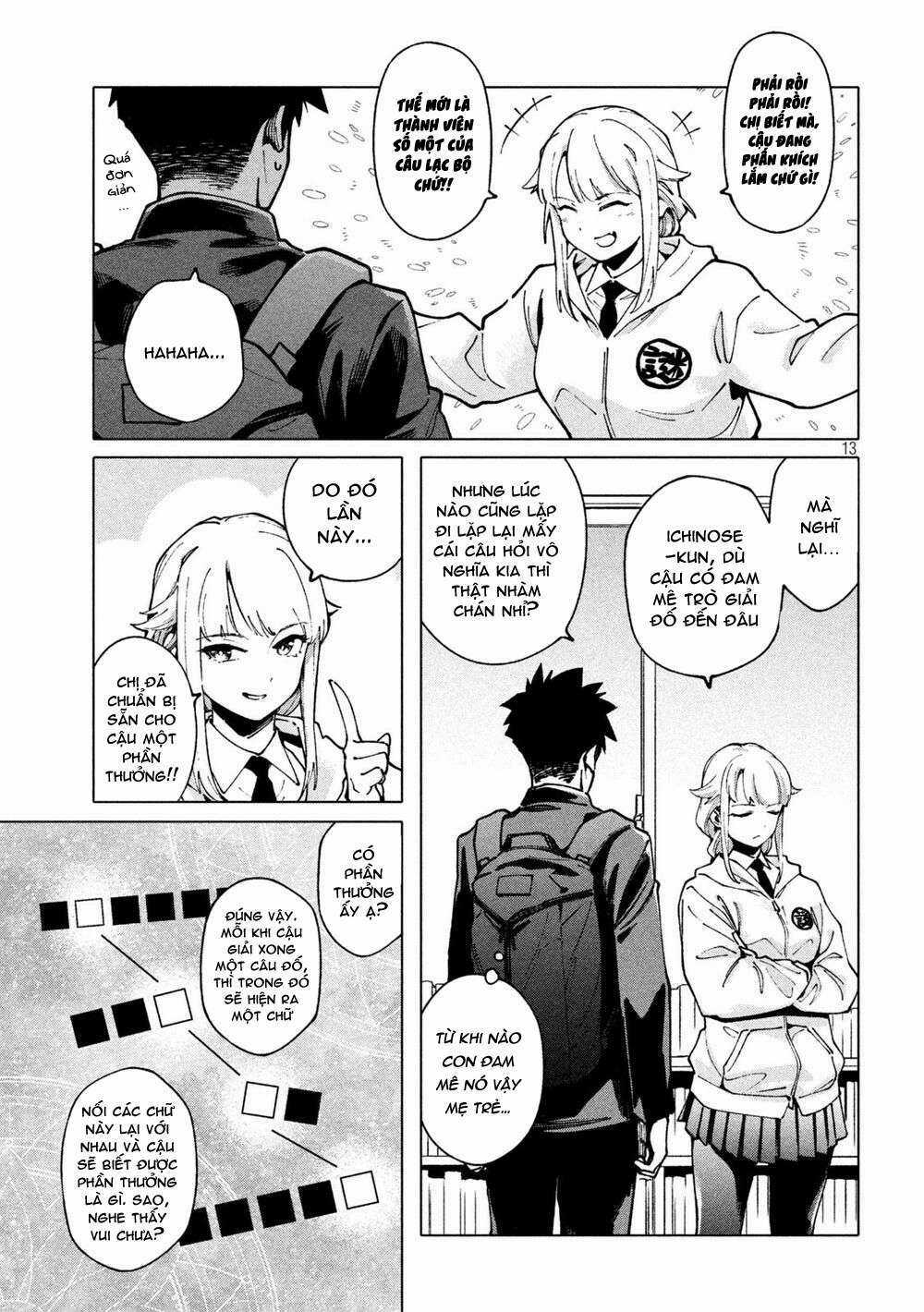 Điều Còn Khó Hơn Cả Việc Giải Đố Chapter 1 trang 14