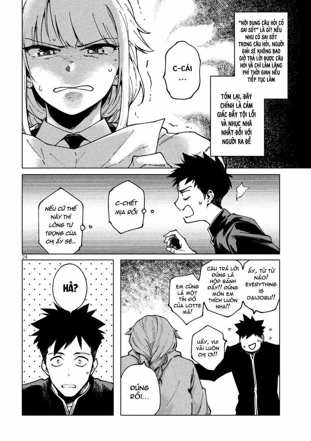 Điều Còn Khó Hơn Cả Việc Giải Đố Chapter 1 trang 25