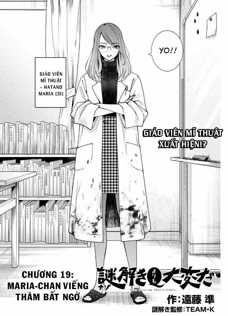Điều Còn Khó Hơn Cả Việc Giải Đố Chapter 19 trang 3