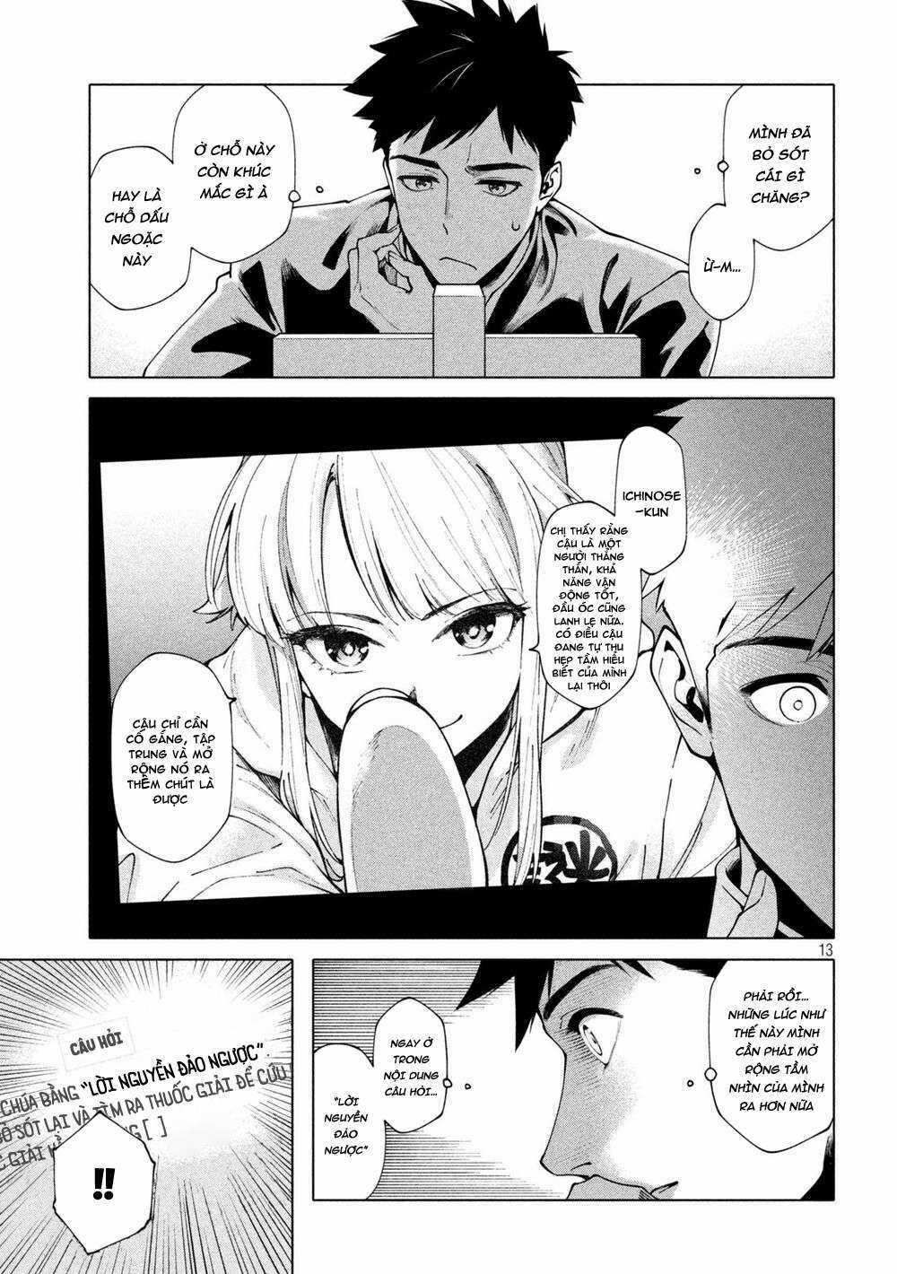 Điều Còn Khó Hơn Cả Việc Giải Đố Chapter 3 trang 14