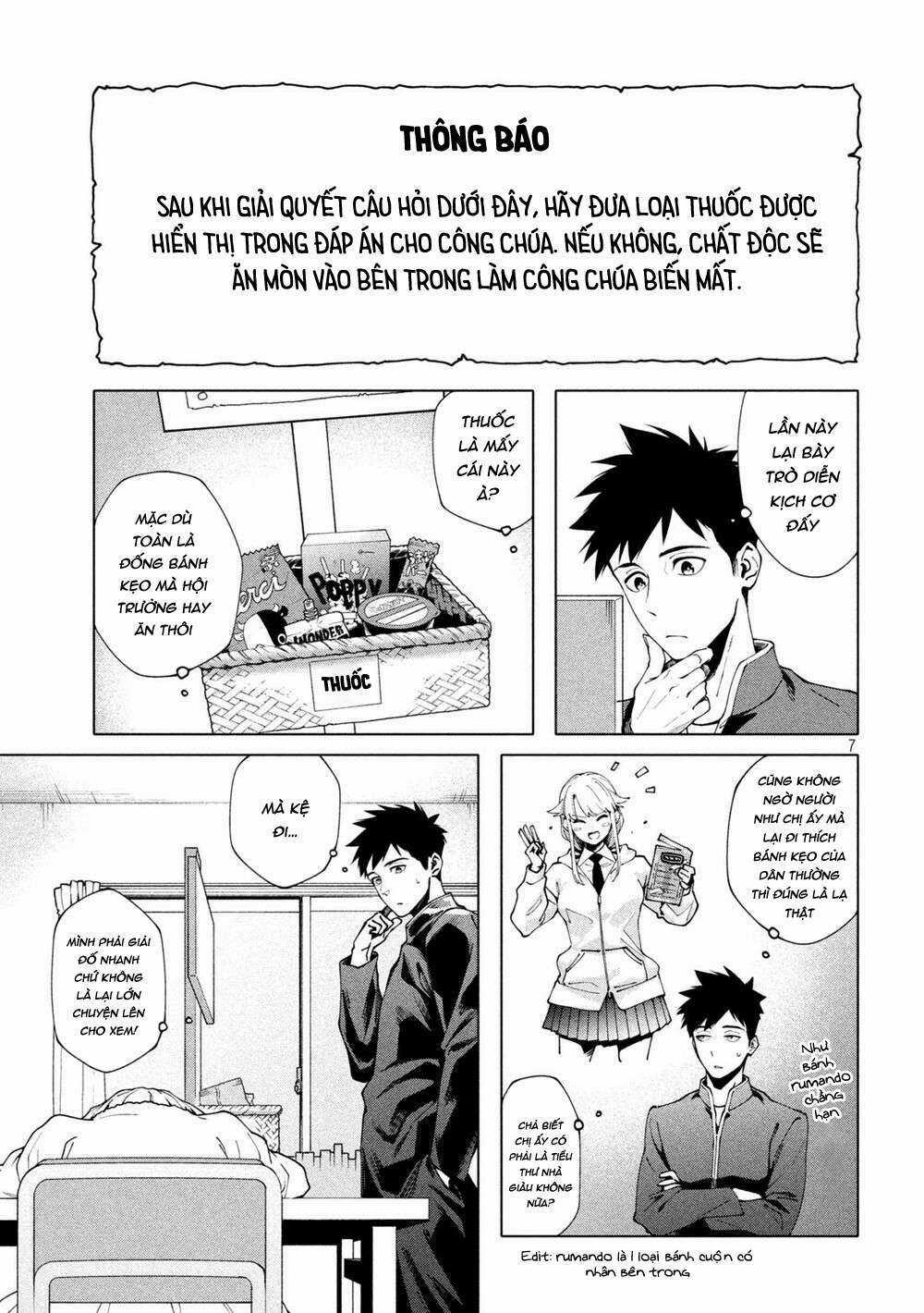 Điều Còn Khó Hơn Cả Việc Giải Đố Chapter 3 trang 8