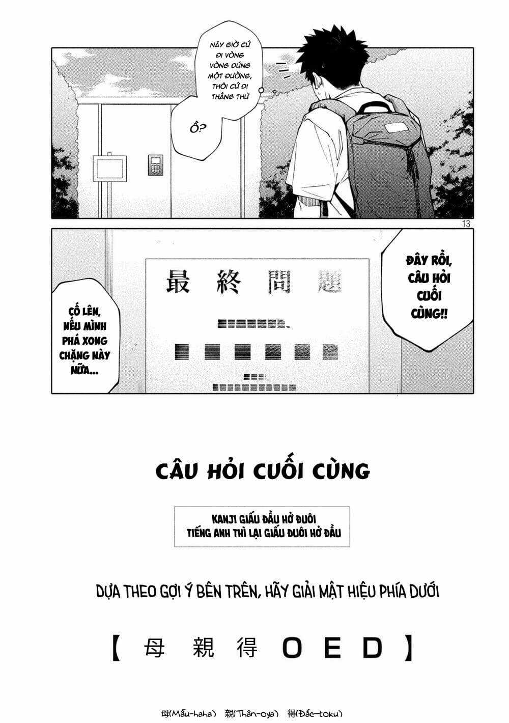 Điều Còn Khó Hơn Cả Việc Giải Đố Chapter 6 trang 14