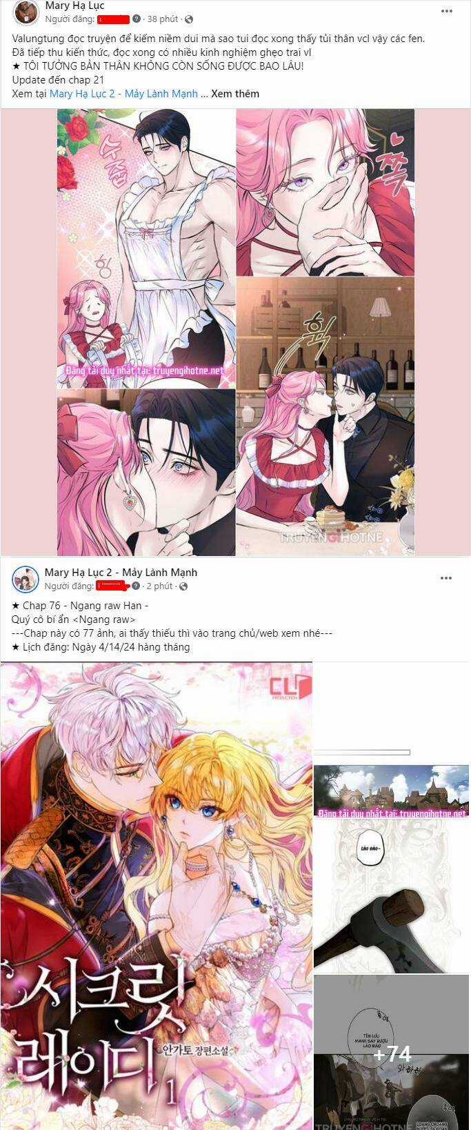 Điều Khiến Tôi Quyết Tâm Chết Đi Chapter 69.1 trang 0