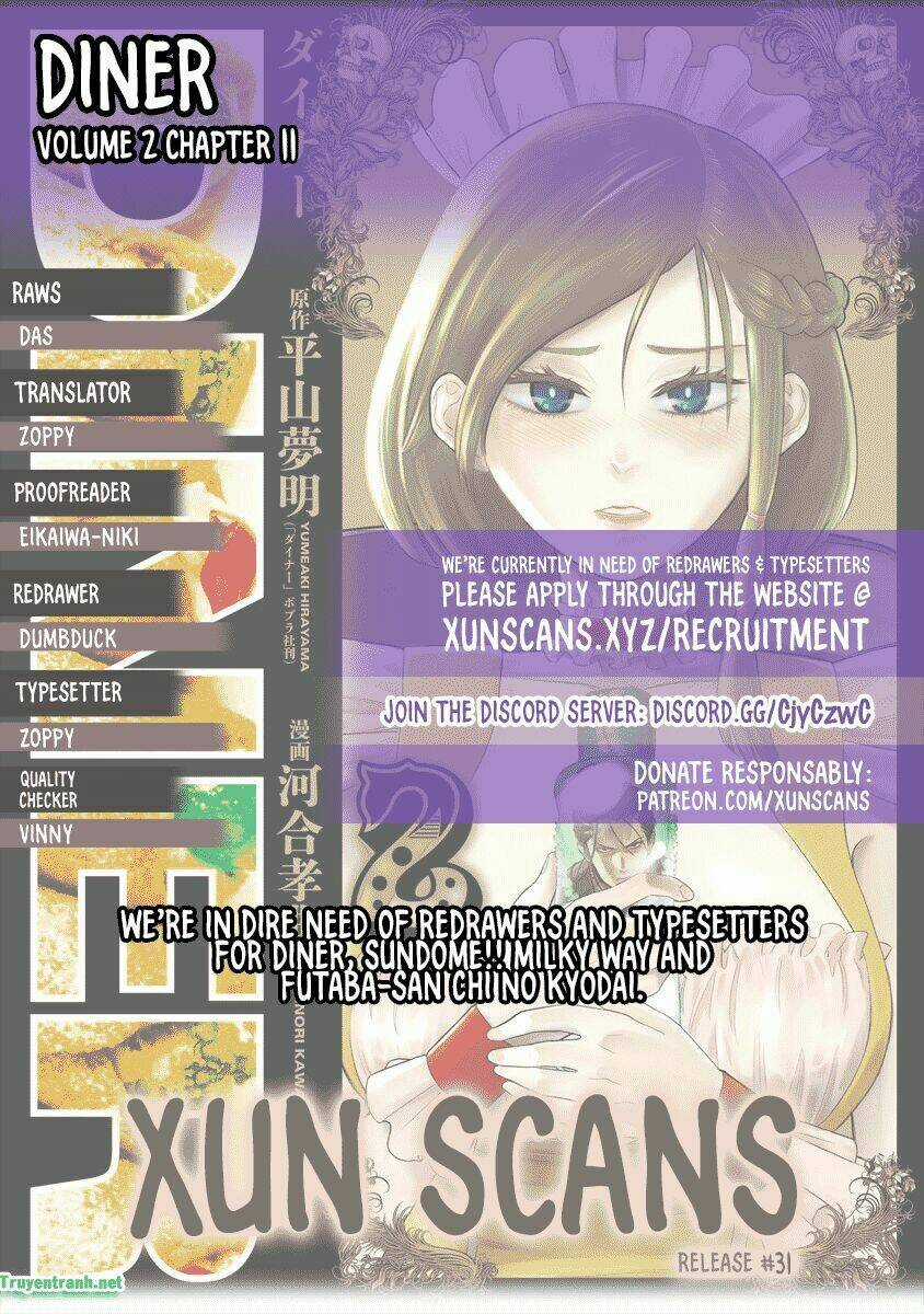 Diner Chapter 11 trang 0