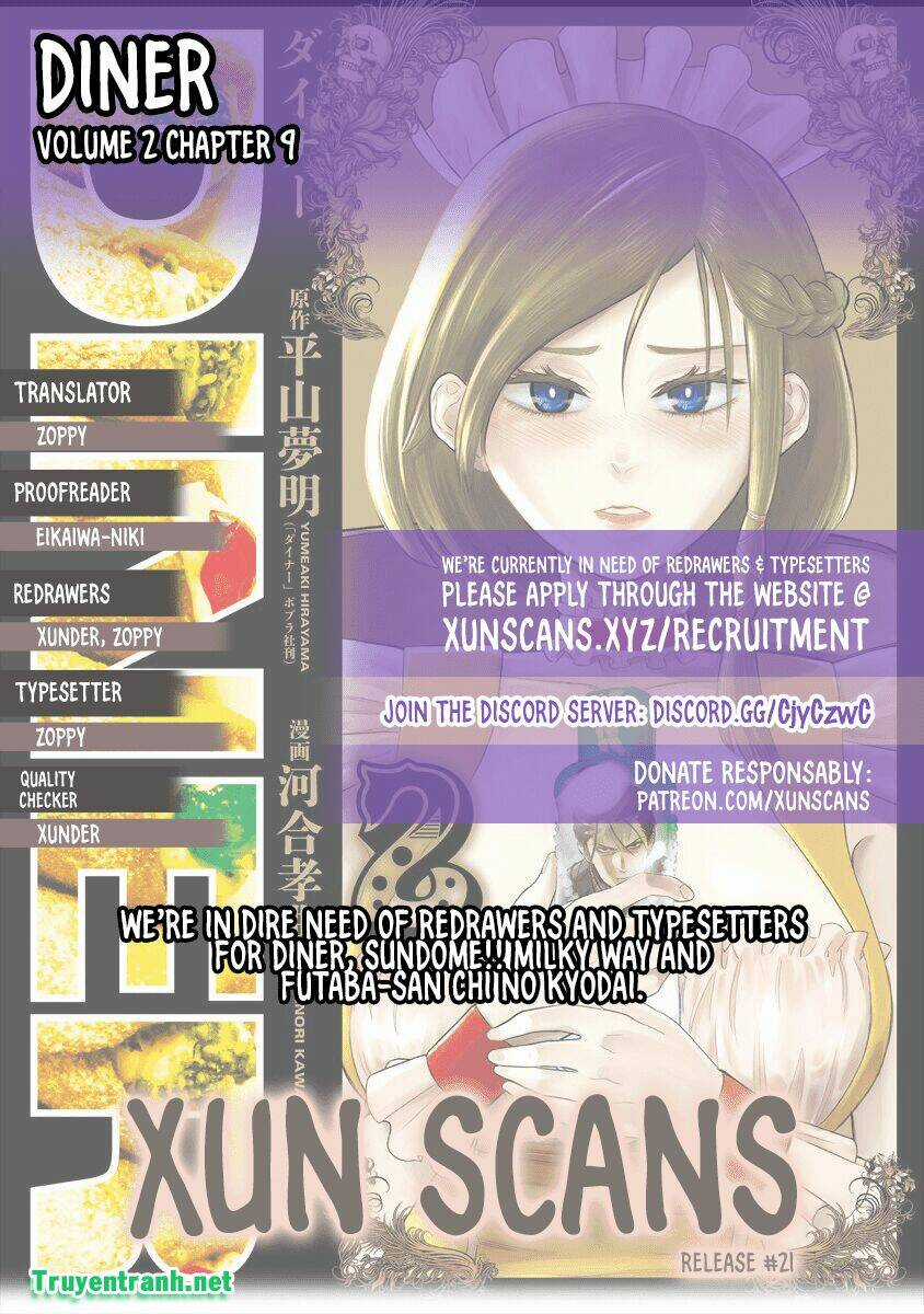 Diner Chapter 9 trang 0
