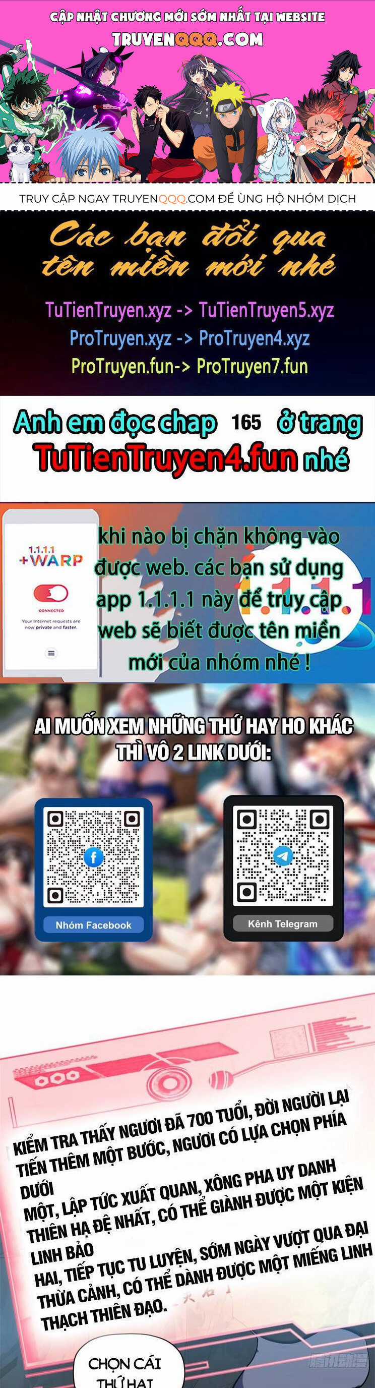 Đỉnh Cấp Khí Vận, Lặng Lẽ Tu Luyện Ngàn Năm Chapter 164 trang 0