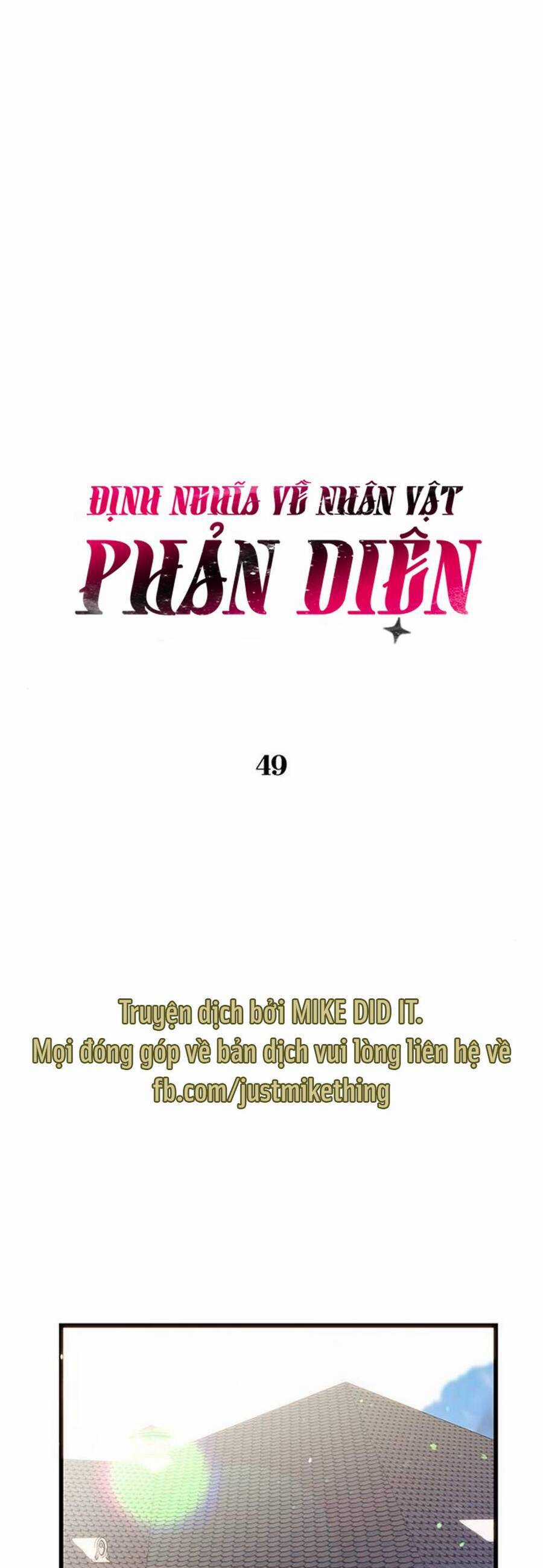 Định Nghĩa Về Nhân Vật Phản Diện Chapter 49 trang 36