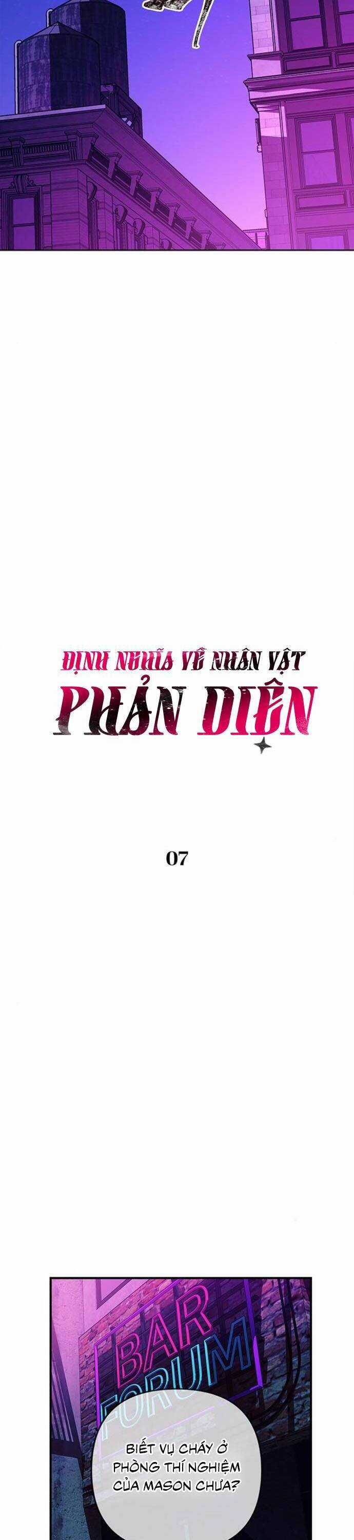 Định Nghĩa Về Nhân Vật Phản Diện Chapter 7 trang 16