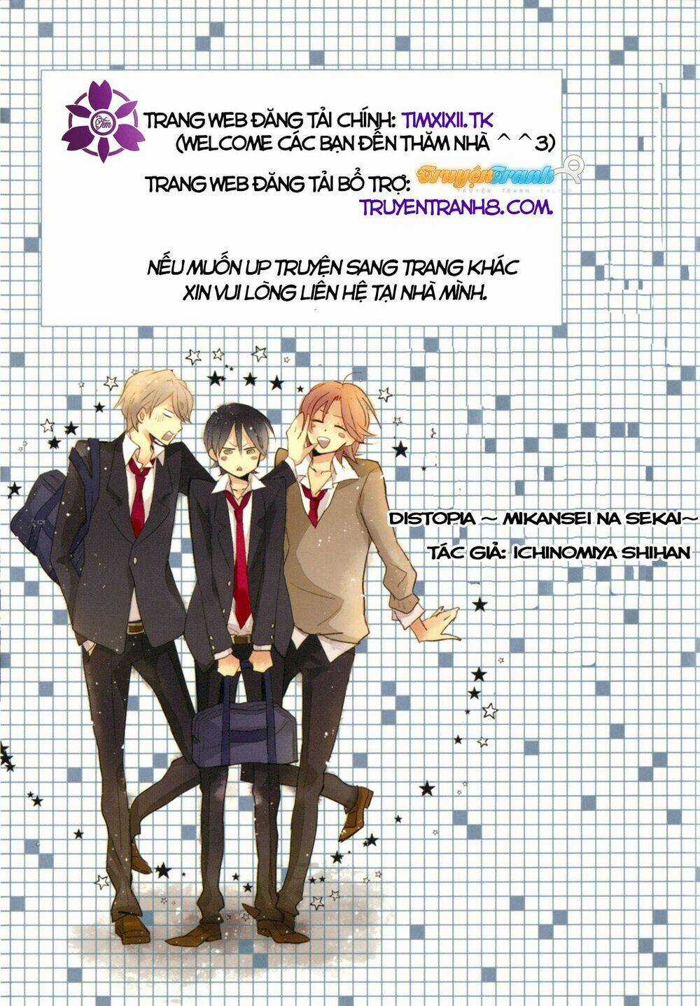 Distopia - Mikansei Na Sekai Chapter 1 trang 3