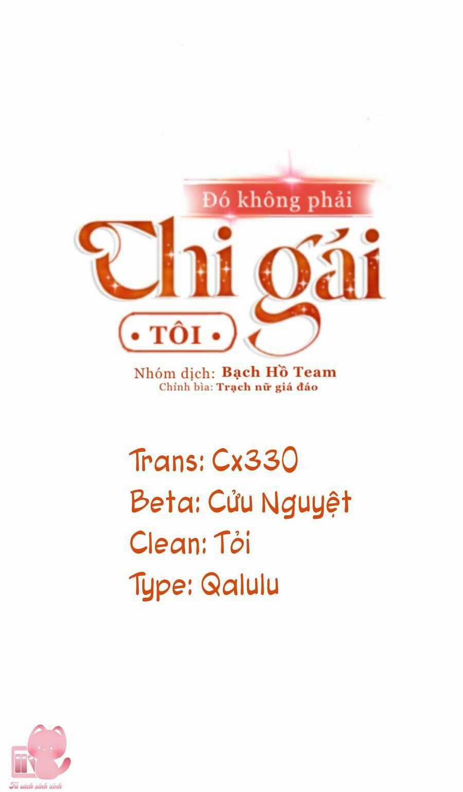 Đó Không Phải Chị Gái Tôi Chapter 14 trang 1