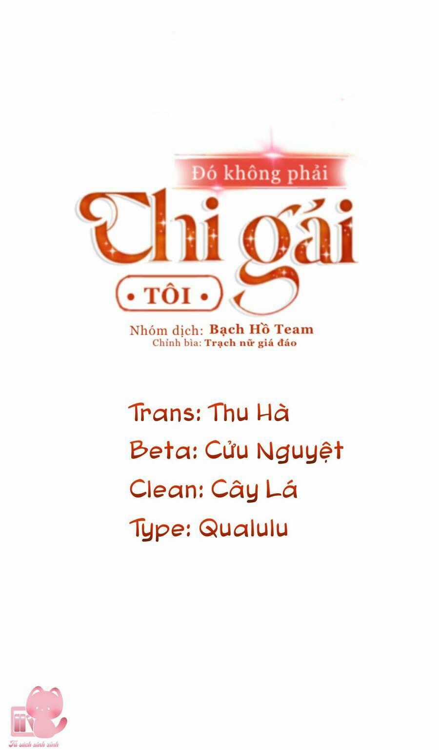 Đó Không Phải Chị Gái Tôi Chapter 16 trang 1