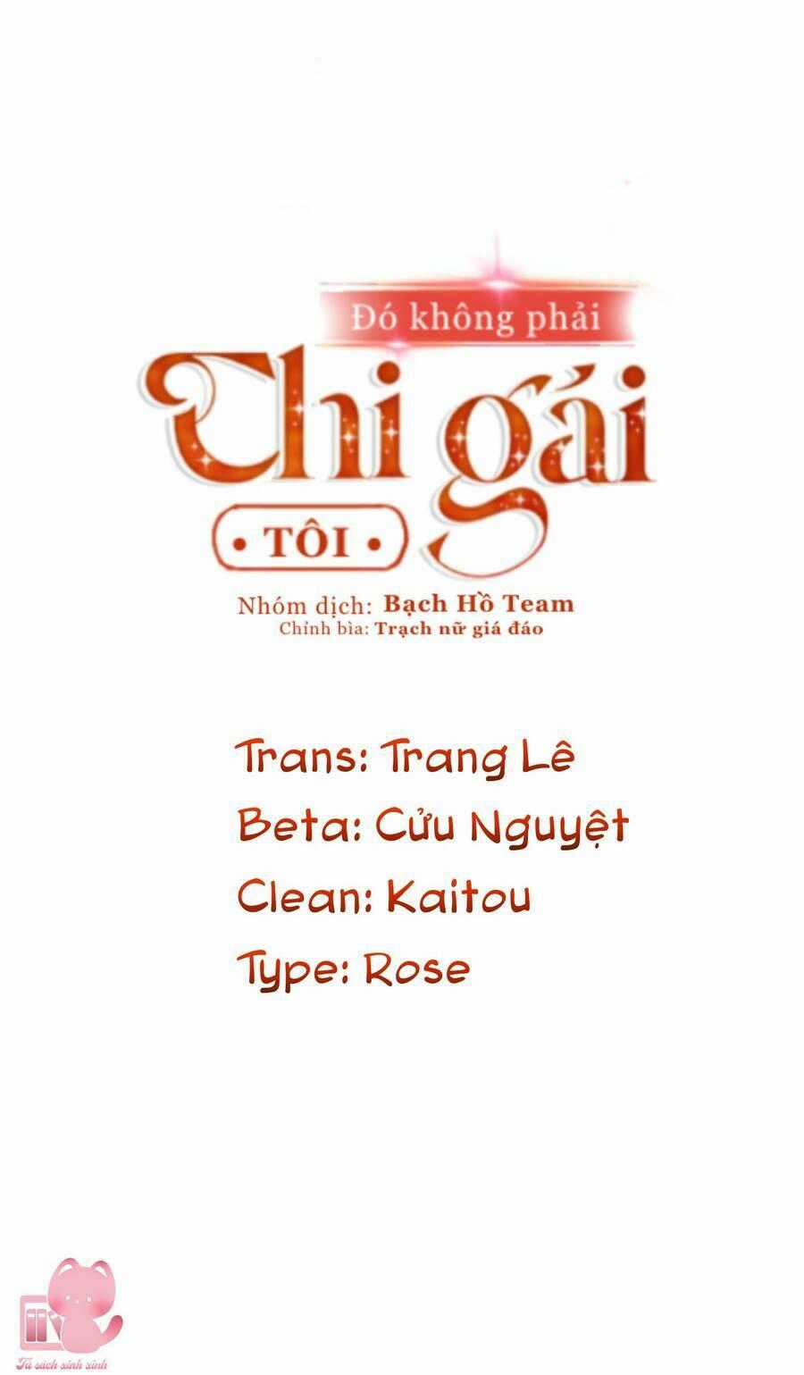 Đó Không Phải Chị Gái Tôi Chapter 17 trang 1