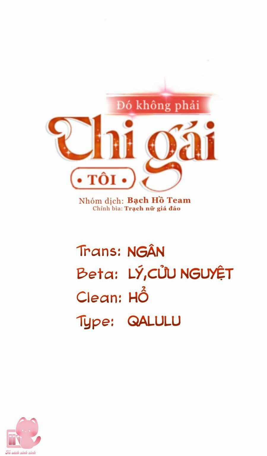 Đó Không Phải Chị Gái Tôi Chapter 20 trang 1