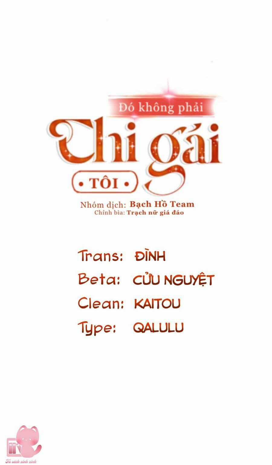 Đó Không Phải Chị Gái Tôi Chapter 22 trang 1