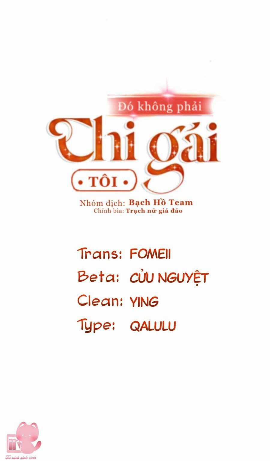 Đó Không Phải Chị Gái Tôi Chapter 27 trang 1