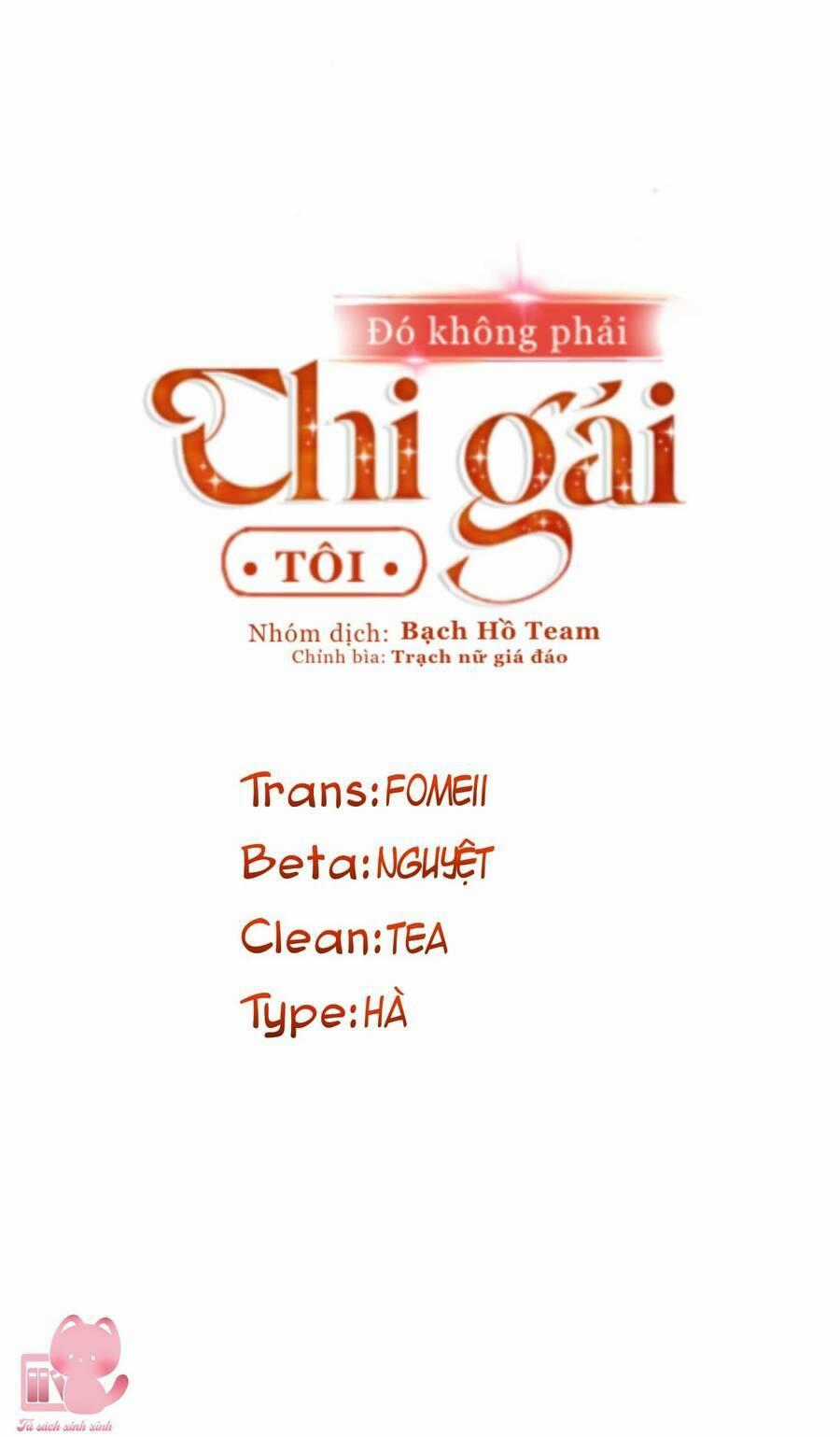 Đó Không Phải Chị Gái Tôi Chapter 32 trang 1