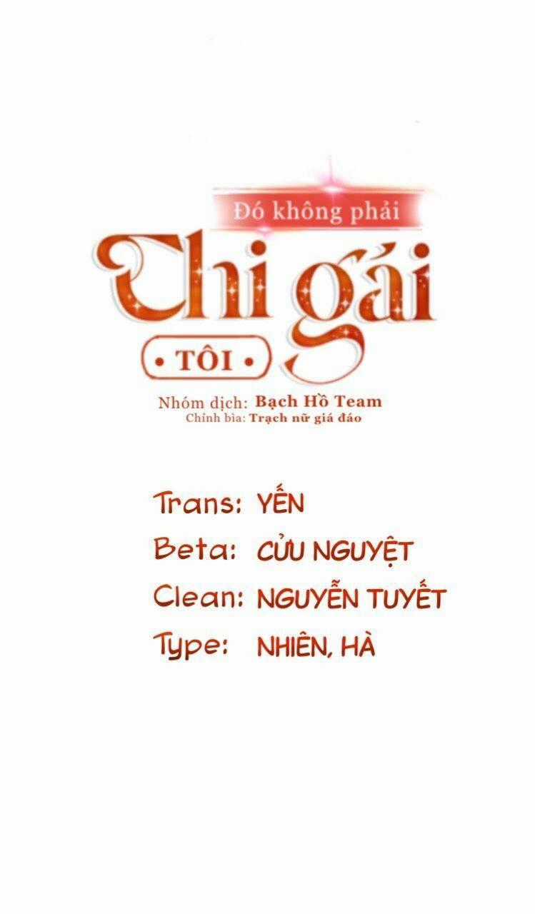 Đó Không Phải Chị Gái Tôi Chapter 33 trang 1