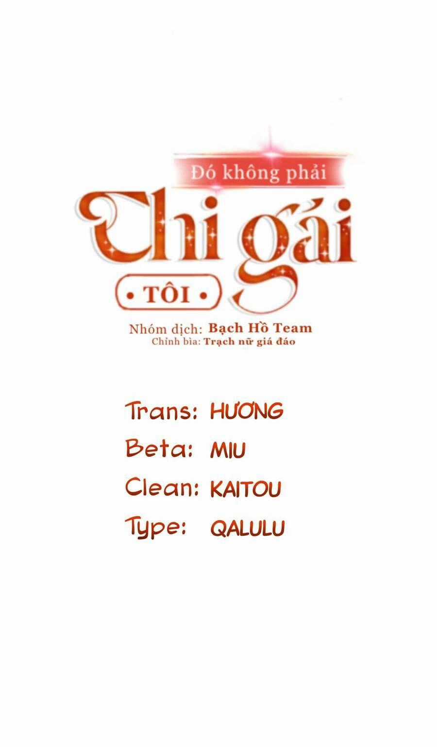 Đó Không Phải Chị Gái Tôi Chapter 40 trang 1