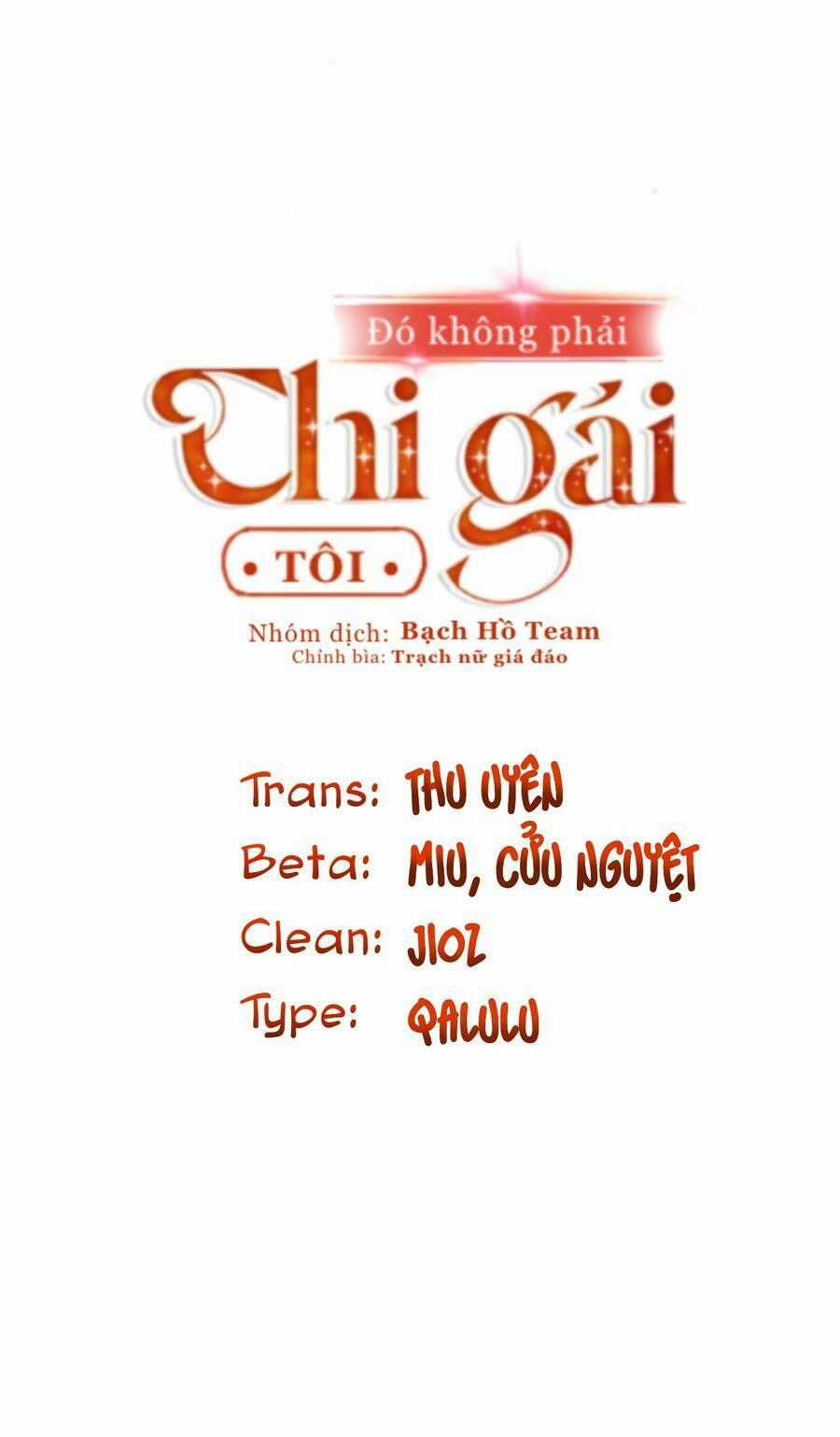 Đó Không Phải Chị Gái Tôi Chapter 46 trang 1