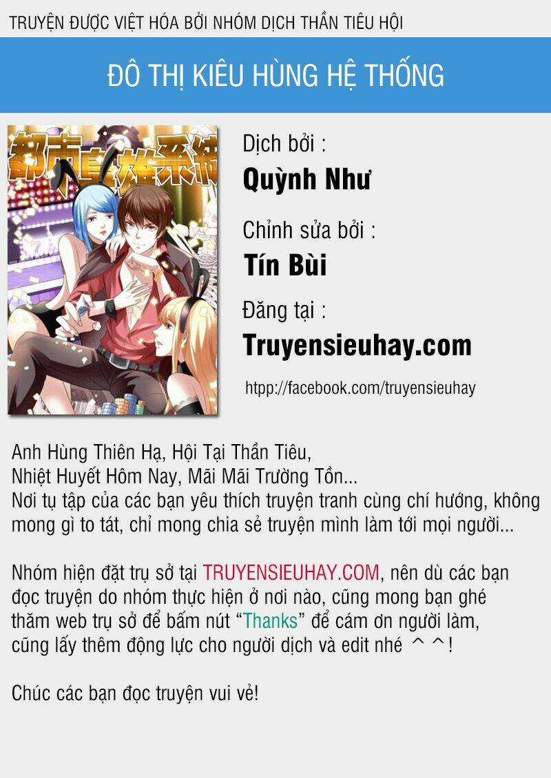 Đô Thị Kiêu Hùng Hệ Thống Chapter 168 trang 0