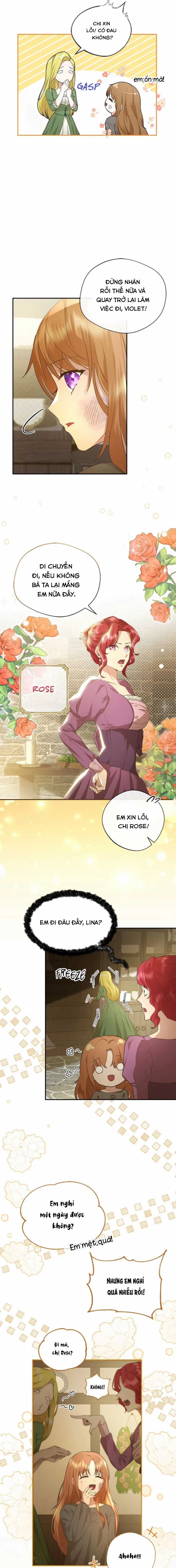 Đoá Violet nở rộ phía sau vườn Chapter 1 trang 9