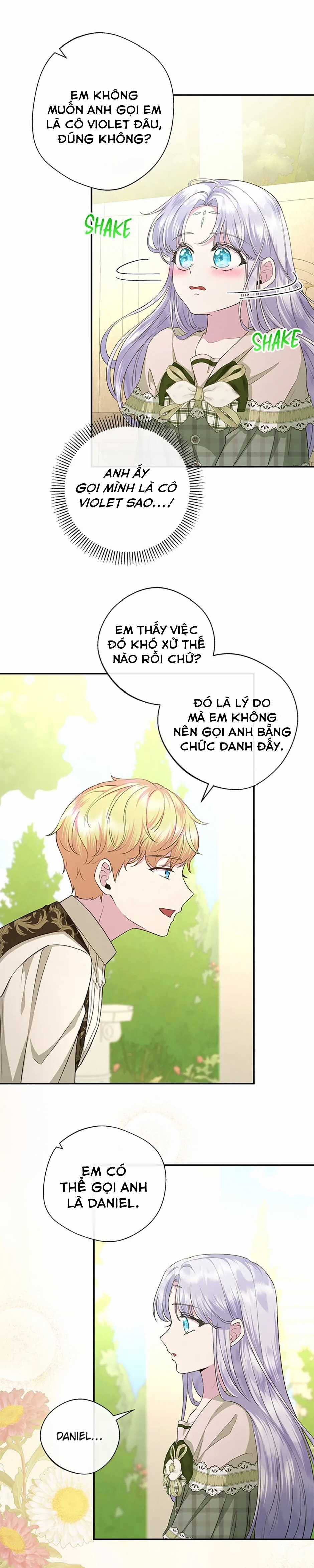 Đoá Violet nở rộ phía sau vườn Chapter 13 trang 8