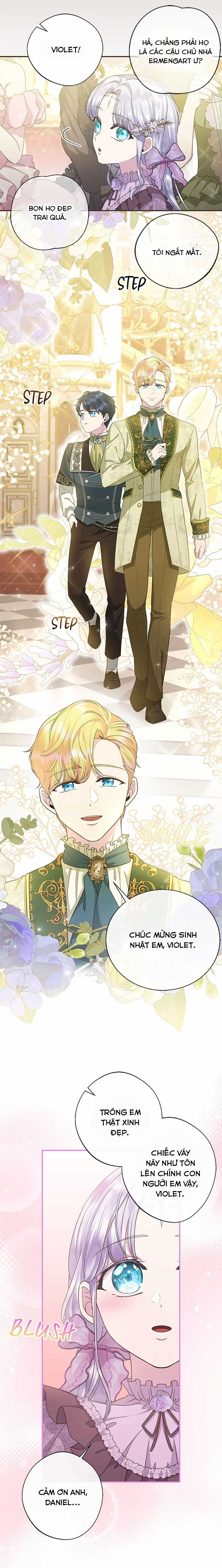 Đoá Violet nở rộ phía sau vườn Chapter 20 trang 9