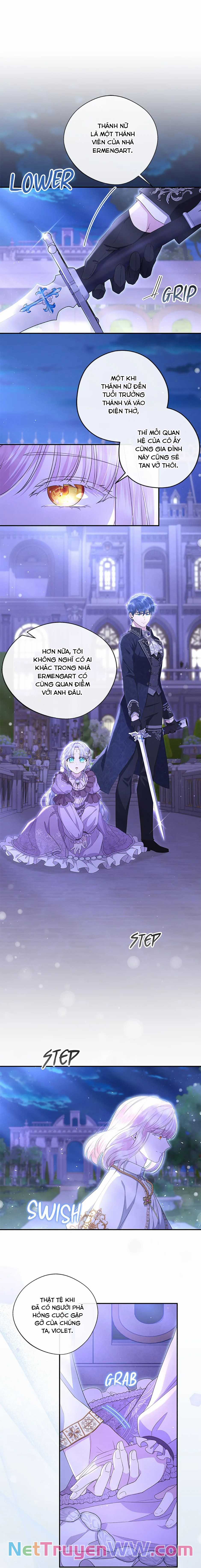 Đoá Violet nở rộ phía sau vườn Chapter 22 trang 4