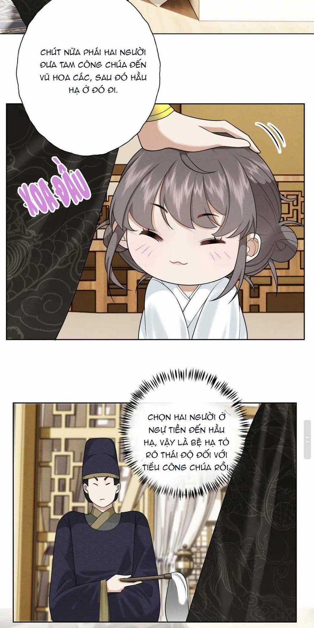 Đoàn Sủng Công Chúa : Tiểu Manh Bạo Quân Vừa Ngọt Vừa Hung Chapter 8 trang 9