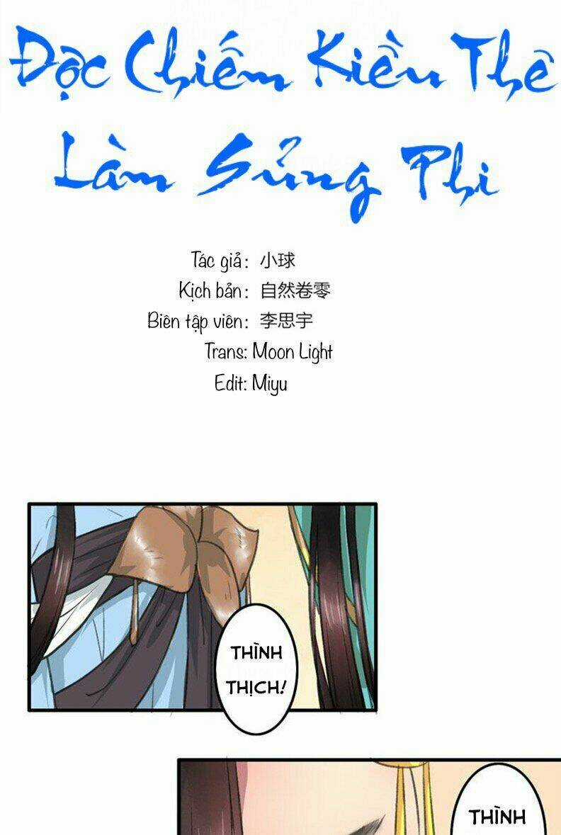 Độc Chiếm Kiều Thê Làm Sủng Phi Chapter 4 trang 3