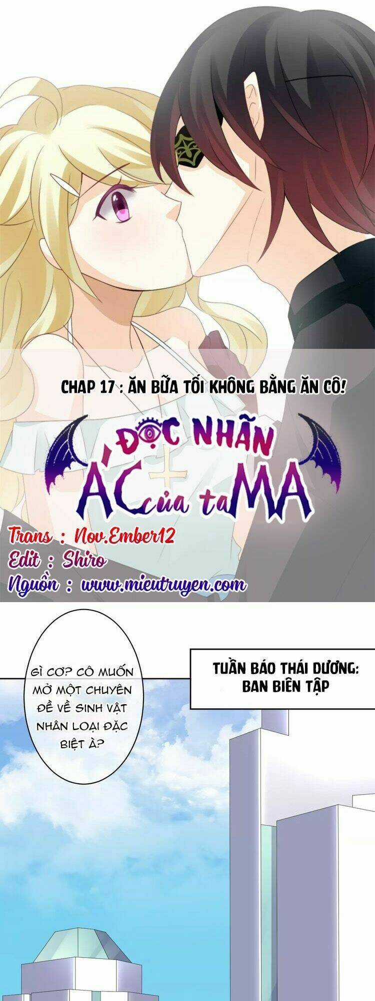 Độc Nhãn Ác Ma Của Ta Chapter 17 trang 1