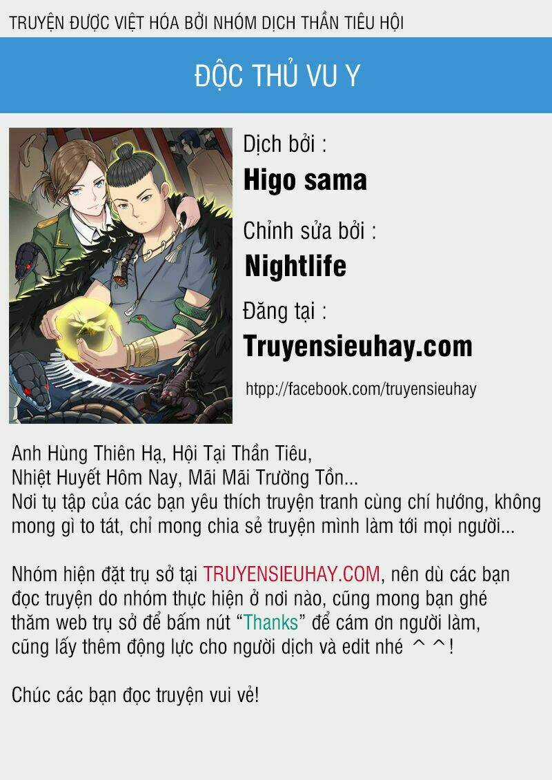 Độc Thủ Vu Y Chapter 33 trang 0