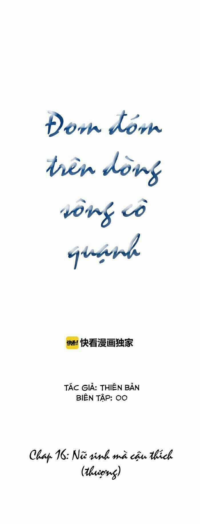 Đom Đóm Trên Dòng Sông Cô Quạnh Chapter 16 trang 3