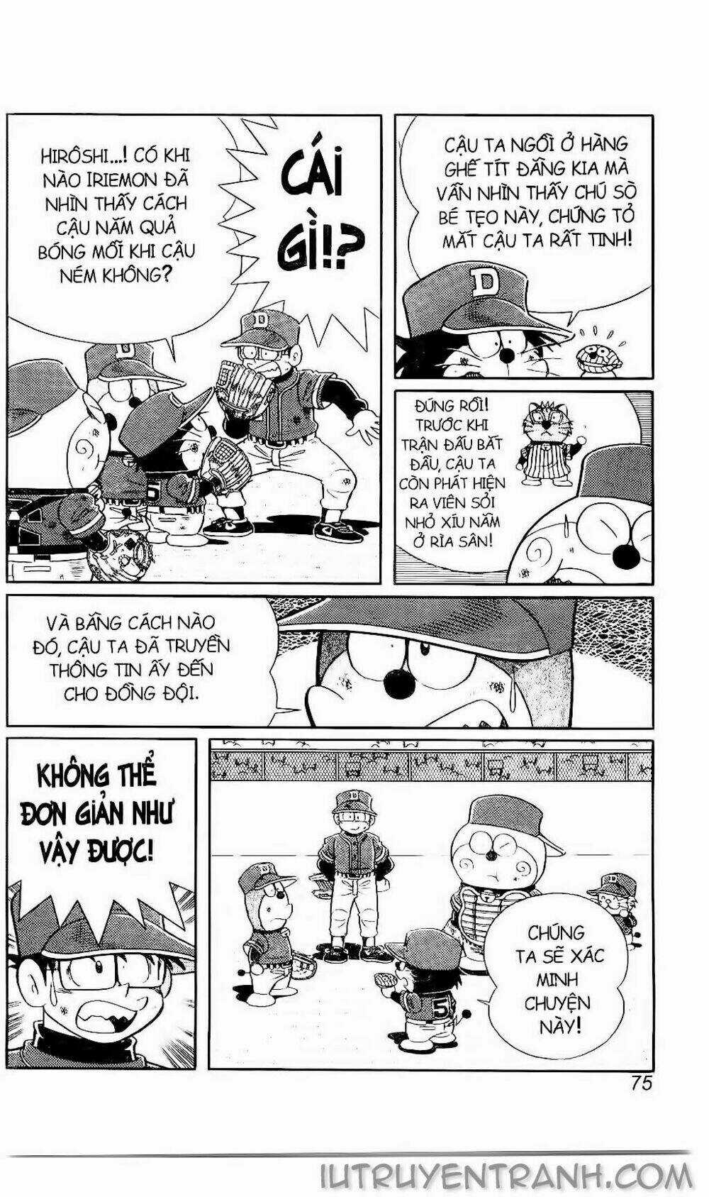 Doraemon Bóng Chày Chapter 107 trang 34