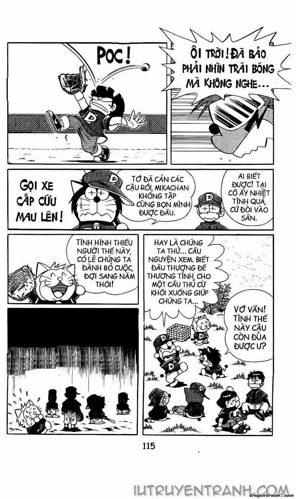 Doraemon Bóng Chày Chapter 13 trang 12