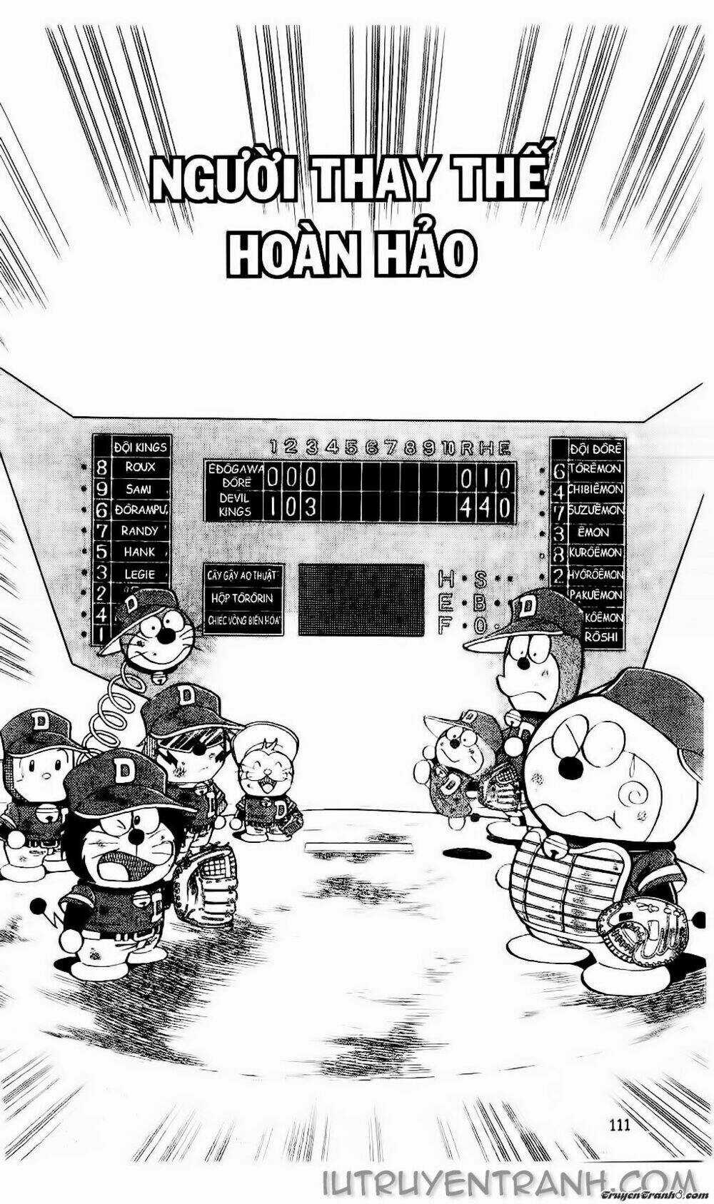 Doraemon Bóng Chày Chapter 25 trang 0