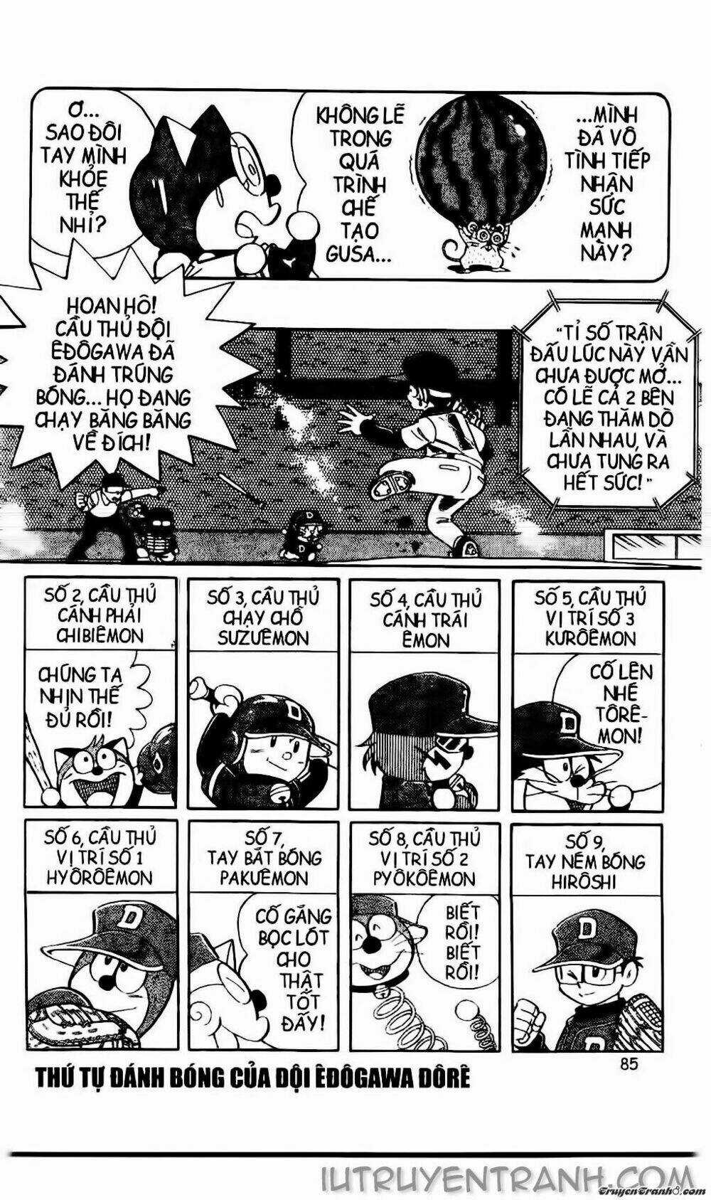Doraemon Bóng Chày Chapter 36 trang 18