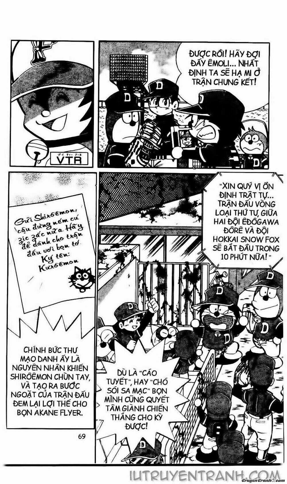 Doraemon Bóng Chày Chapter 36 trang 2